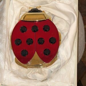 Charlotte Olympia Red and Gold Ladybug Wristlet